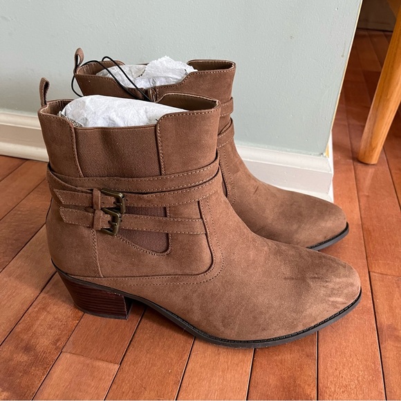 Shoes - Torrid Strappy Buckle Ankle Boots